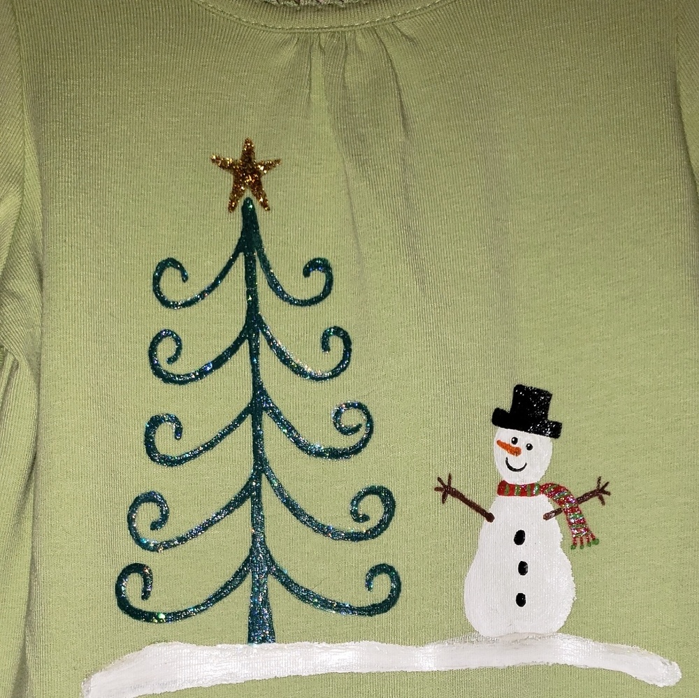 little girls Christmas romper